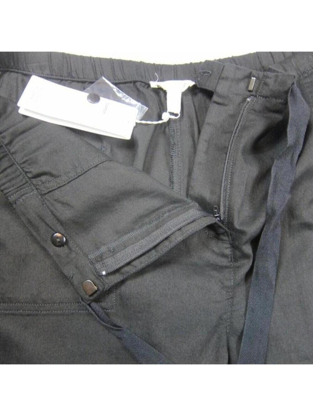 Eileen Fisher Womens XL Black Ankle Pants 100% Organic Cotton NEW WITH TAGS $178 - Picture 7 of 12